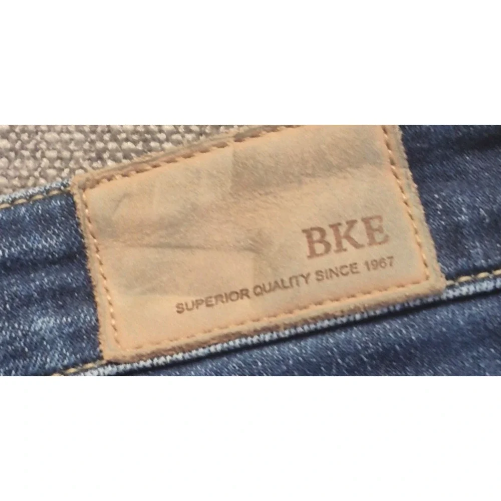 BKE Payton Jeans 38x31.5 Blue Medium Wash Universal Fit Mid Rise Skinny Stretch